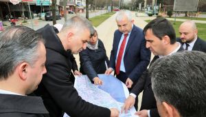 Genel Sekreter Gündoğdu Gölcük'te incelemelerde bulundu