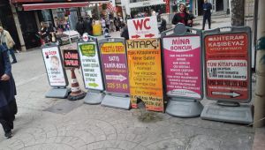 İzmit Zabıtası’ndan kaldırım işgaline sıkı takip