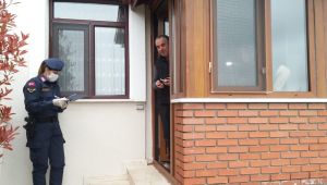 Jandarma karantina denetimlerini sürdürüyor