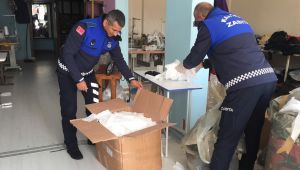 Kocaeli’de 11 bin adet kaçak maske ele geçirildi