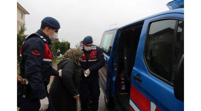 Kocaeli Jandarması yaşlıların emrinde