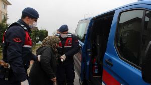Kocaeli Jandarması yaşlıların emrinde