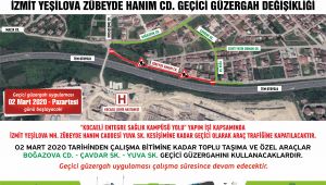 Kocaeli Şehir Hastanesi yolu için geçici güzergah oluşturuldu