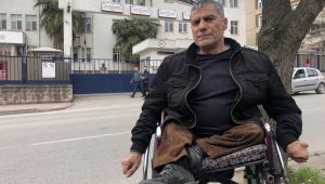 Tekerlekli sandalyesiyle gönüllü askerlik başvurusunda bulundu