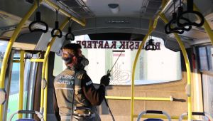 Toplu taşıma araçlarında virüs ve mikroplara izin yok