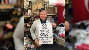 32 yıldır kesintisiz oruç tutuyor