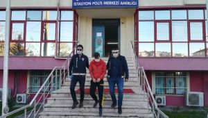 Balkondaki kadını yaralayan maganda yakalandı