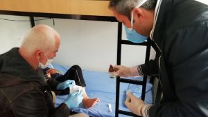 Barınma Merkezi’nde sağlık taraması