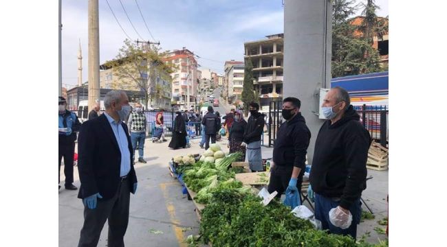 Başkan Büyükgöz Adem Yavuz Pazarı'nda