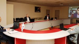 Başkan Büyükgöz’e online brifing 