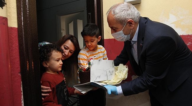 Büyükgöz'den otizmli Polat'a doğum günü sürprizi