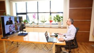 Çiftçi, dernek başkanlarıyla video konferansla görüştü