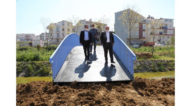 Darıcalılar’ın talep ettiği yaya geçidi hizmete açıldı