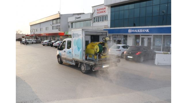 Dezenfekte çalışmaları tüm hızıyla devam ediyor