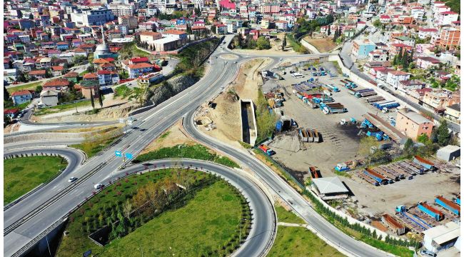 Dilovası Eynerce Kavşağı’nda çalışmalar tamamlandı