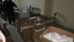 Gebze'de kaçak maske operasyonu