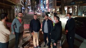 Gece vakti tek başına denetime çıktı