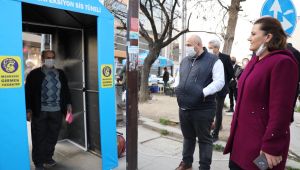 İzmit Belediyesi bir dezenfeksiyon sis tünelini daha hizmete sundu
