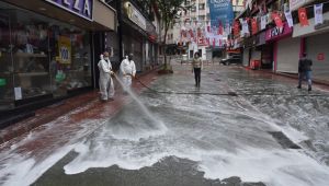 İzmit’te her hafta 11 bin 624 metrekare alan dezenfekte ediliyor