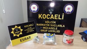 Kocaeli’de 448 gram esrar ile yakalanan 2 kişi tutuklandı
