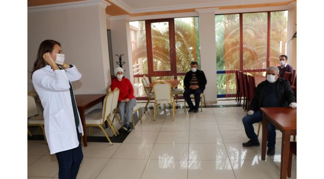 Öğretmenevi çalışanlarına Büyükşehir’den hijyen eğitimi