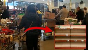 Sokağa çıkma yasağı sonrasında halk fırın ve marketlere akın etti