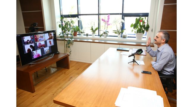 Başkan Çiftçi’den ‘Özel” video konferans