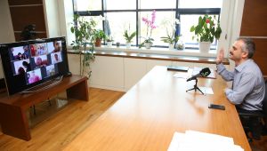 Başkan Çiftçi’den ‘Özel” video konferans