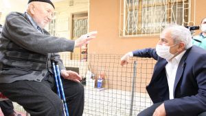 Büyükgöz, Yakup Dede’nin hayır duasını aldı