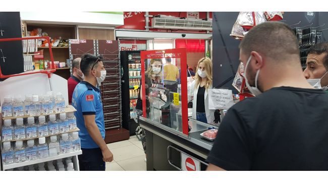 Büyükşehir’den sosyal mesafe ve maske fiyatı denetimi