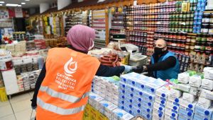 Çayırova’da bin 600 esnafa maske