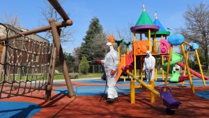 Çocuklar için Kocaeli’deki parklar dezenfekte edilecek