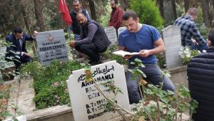 Darıcalı Ülkücü Şehit mezarı başında anıldı