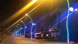 Dilovası dekoratif aydınlatmalarla süsleniyor