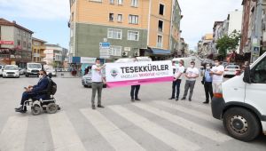 Sosyal deneyle engellilere dikkat çektiler