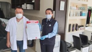 Gebze’de berber ve kuaförler denetleniyor