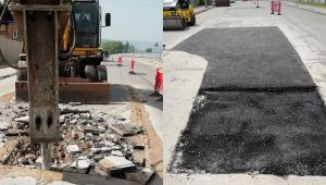 Gölcük Asar Deresi kavşak yollarına onarım