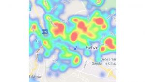 İşte Gebze bölgesinin koronavirüs haritası