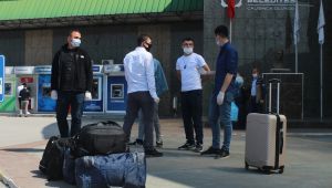 Kocaeli’de terhis olan askerler evlerine dönüyor