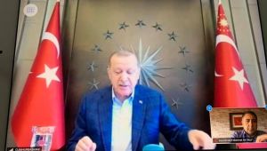 Cumhurbaşkanı Erdoğan ve Okur bayramlaştı