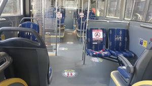 Tramvay ve otobüslerde sosyal mesafe uygulaması