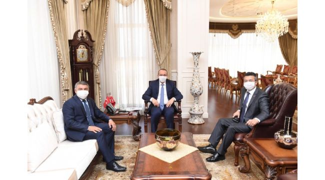 Alkan ve Şayir’den Vali Yavuz’a hayırlı olsun ziyareti