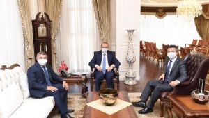 Alkan ve Şayir’den Vali Yavuz’a hayırlı olsun ziyareti