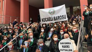 Ankara’ya yürüyen avukatlara Kocaeli’den destek!