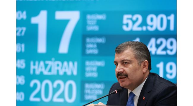Bakan Koca Kocaeli'nin vaka sayılarını açıkladı