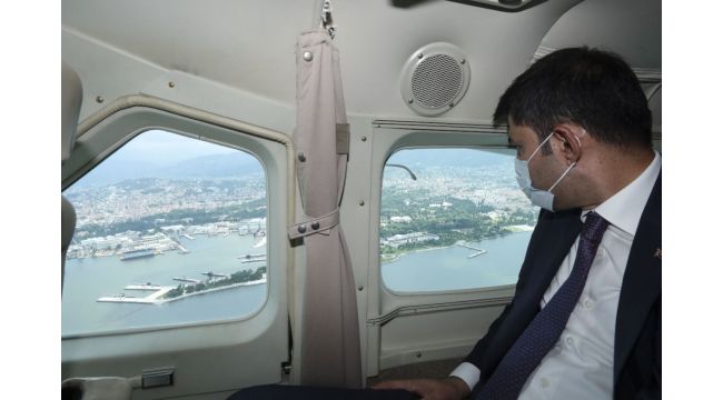 Bakan Kurum Kocaeli'ni havadan denetledi