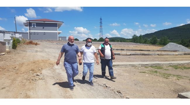 Balçık Mezarlığı hizmet binası tamamlanıyor