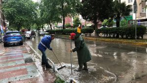 Büyükşehir ekipleri 460 kişiyle sahada