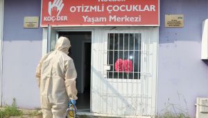 Engelli dernekleri dezenfekte ediliyor