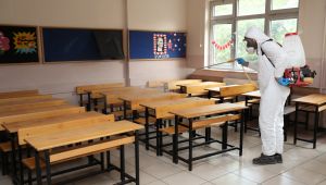 Gebze’de okullar dezenfekte edildi